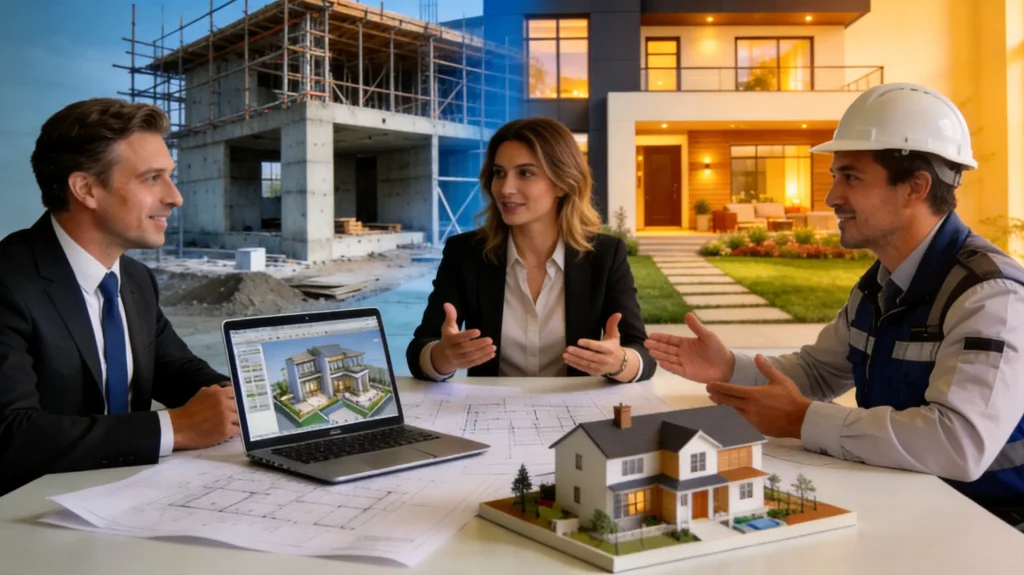 ¿Asesor inmobiliario, arquitecto o ingeniero? Orden correcto para construir