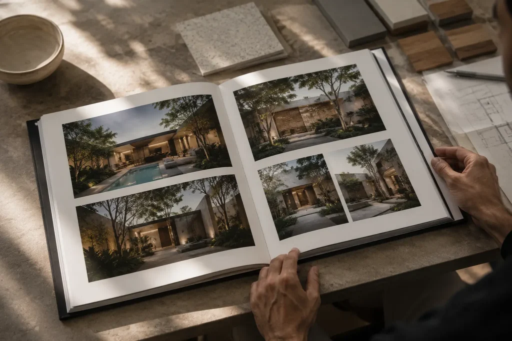Portafolio de un arquitecto