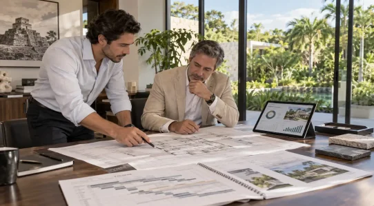 Planificación financiera y ministraciones para construcción residencial de lujo en Mérida Yucatán.