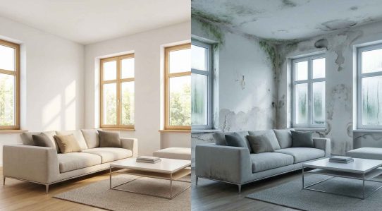 Diseño inteligente para prevenir humedad y moho en climas húmedos