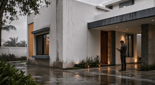 Errores de construcción que aparecen con las lluvias