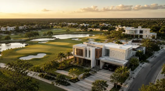 Residencial con campo de golf
